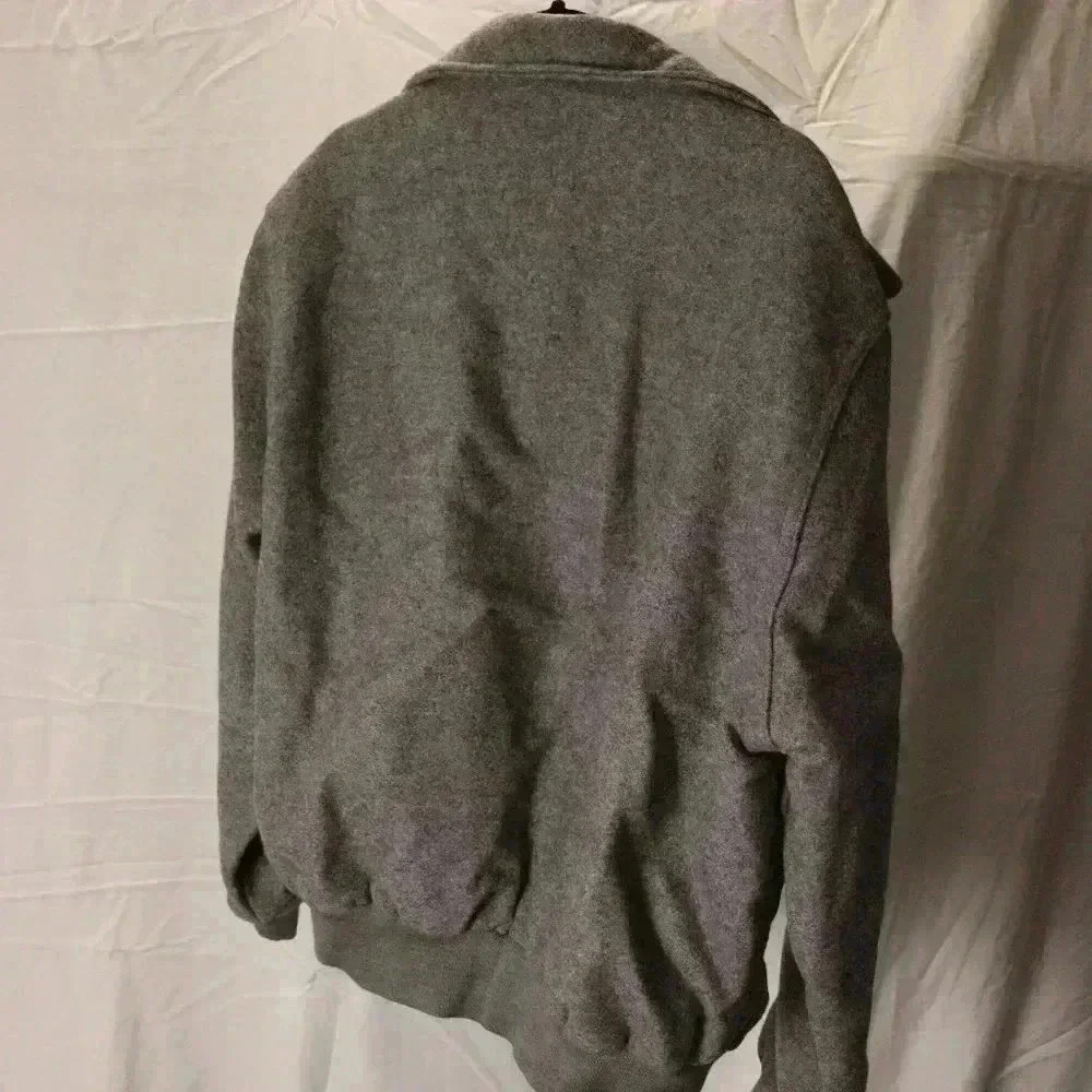Holloway College‎ style jacket from Alaska vintage  1995 grey size XL - Picture 6 of 7